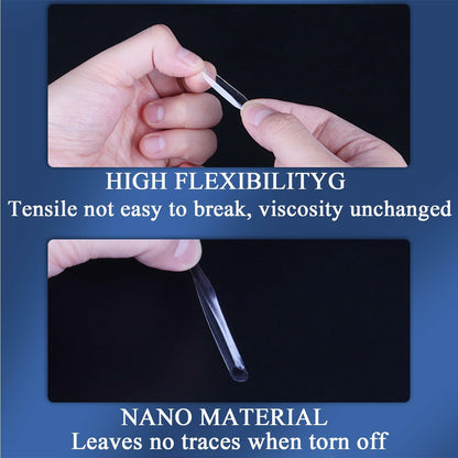 Adhesive Stick Dots Two-Sided Mounting Putty 0.4"x0.4" 600pcs Clear