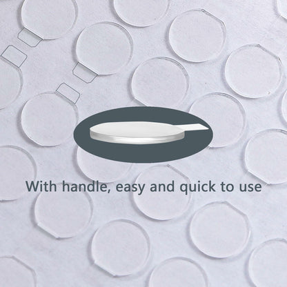 Adhesive Stick Dots Two-Sided Mounting Putty 0.4"x0.4" 600pcs Clear