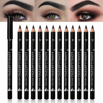 BestBy07/27 Magic Microblade Eyebrow Pen 4-Tip Waterproof Brown 2Pcs
