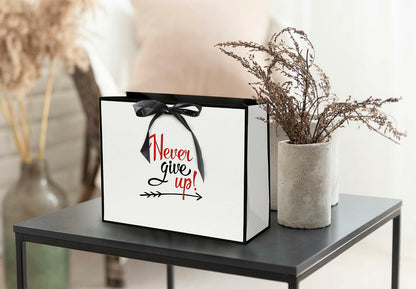 Linelglobal Encouragement Gift Bag with Tissue Paper 12.6" Self-Improvement