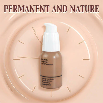 Matte Liquid Full Coverage Foundation 05#Tan 2 Pack Soft Matte 24HR Oil Control