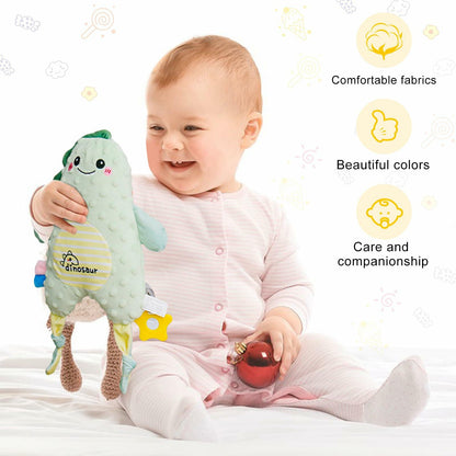 KELCIO Lion Plush Soother Toy for Babies Yellow  14.6 Inch (OPEN BOX)