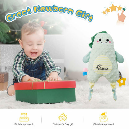 KELCIO Lion Plush Soother Toy for Babies Yellow  14.6 Inch (OPEN BOX)