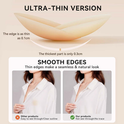 Victoriatourist Silicone Nipple Covers 2 Pairs Seamless Reusable Washable
