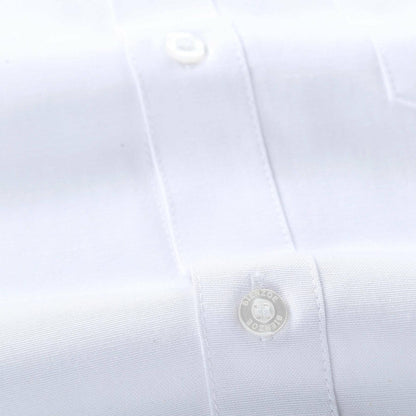Bienzoe Boys Long Sleeve Button Down Shirt White Size 14
