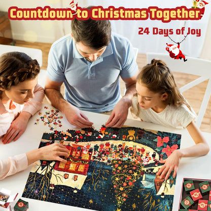 Cabtnca Puzzle Advent Calendar 2024 Christmas Countdown 1008 Pieces