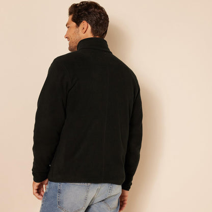 Amazon Essentials Men's Full-Zip Fleece Jacket Black Size X-Small