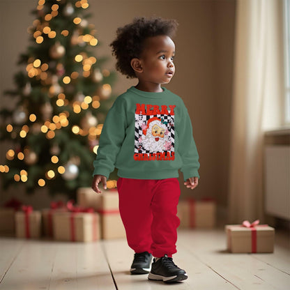 C&M WODRO Toddler Christmas Santa Sweatshirt Pants Set Green Size 5-6 Years