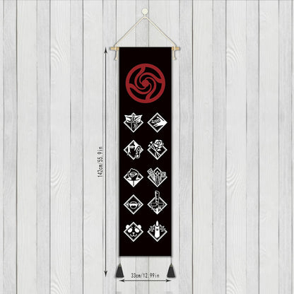 DigiTizerArt Jujutsu Kaisen Anime Wall Art Tapestry 13x56in Decor