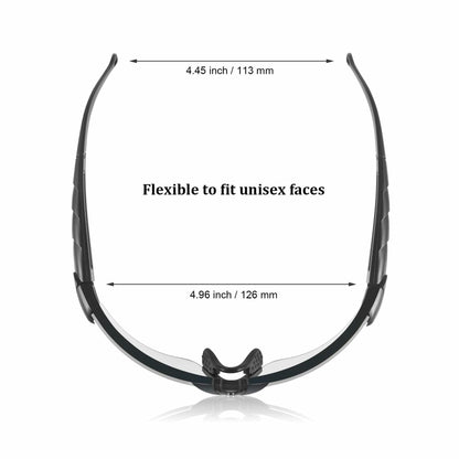 DAXISONN Shooting Safety Glasses Grey Anti Fog Tactical Ballistic Eyewear