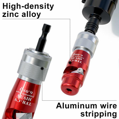[Like New] Fivepears Electric Wire Stripper Set Adjustable 2.5 4.0 6.0 Square Aluminum