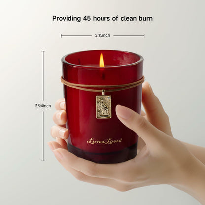 [Like New] LunaLoved Tarot The Empress Rose Oud Scented Soy Candle 230g