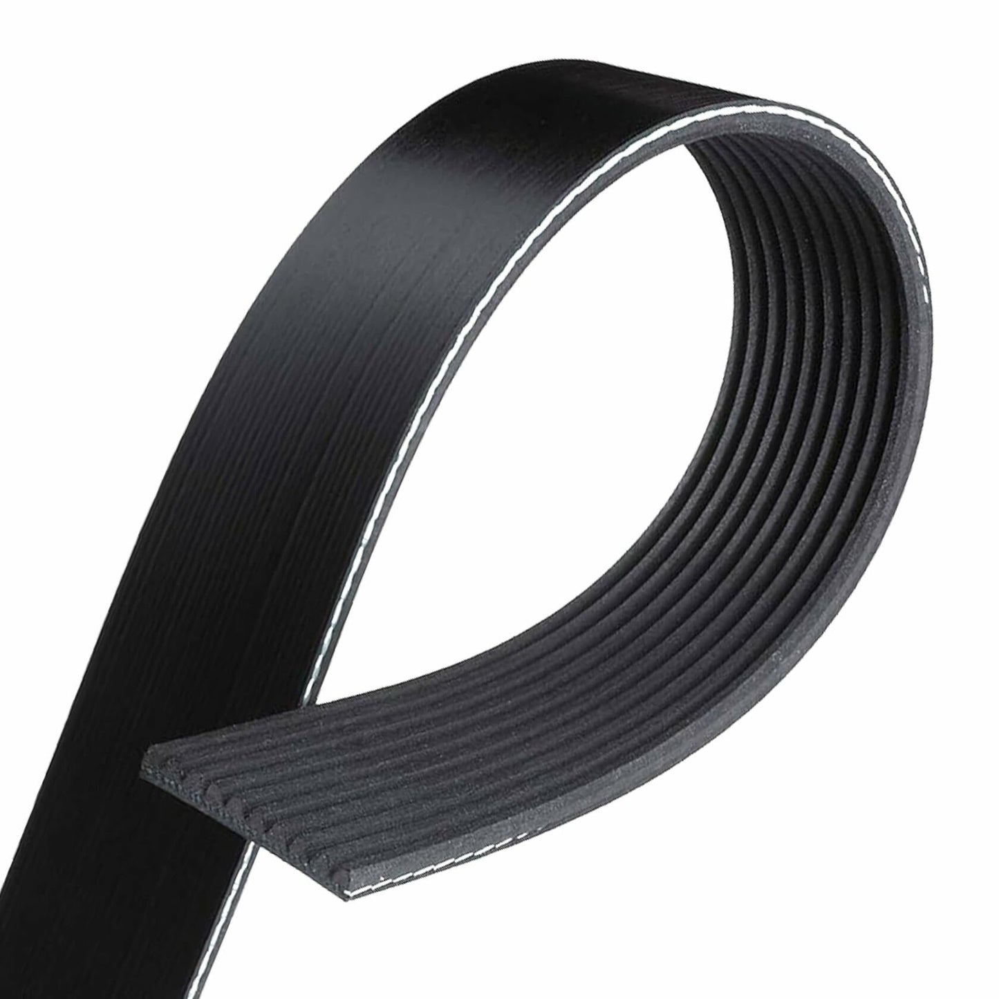 PartsBroz K070644 Micro-V Serpentine Drive Belt Compatible BMW Black