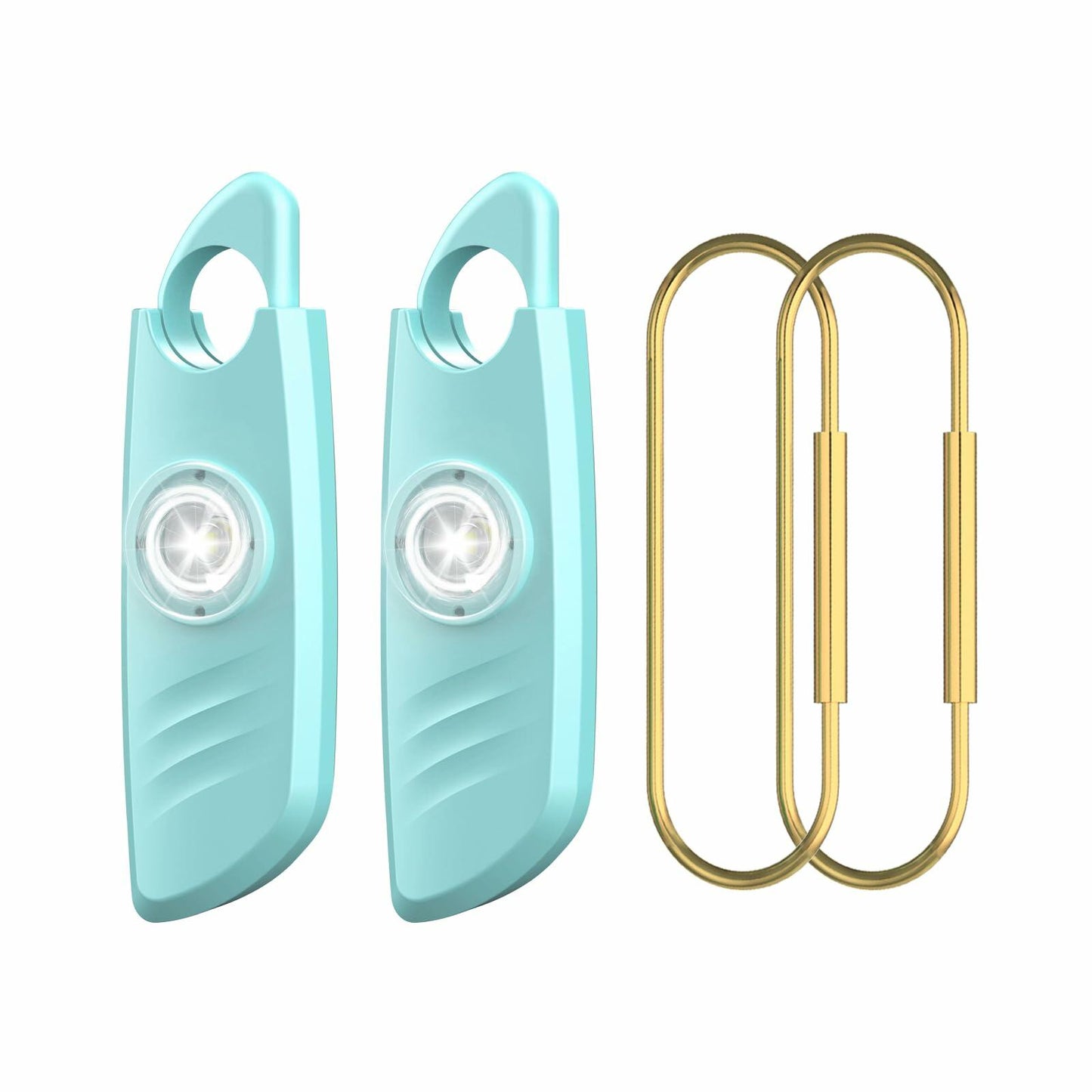 Safe Sound Personal Alarm 2 Pack 140db Siren Strobe Light Keychain
