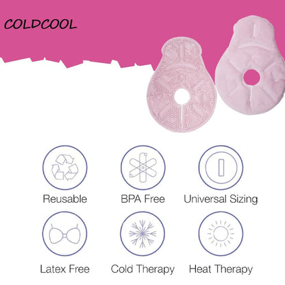 Breastfeeding Essentials Nursing Soothing Gel Pads Hot Cold Packs 2 Count