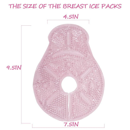 Breastfeeding Essentials Nursing Soothing Gel Pads Hot Cold Packs 2 Count