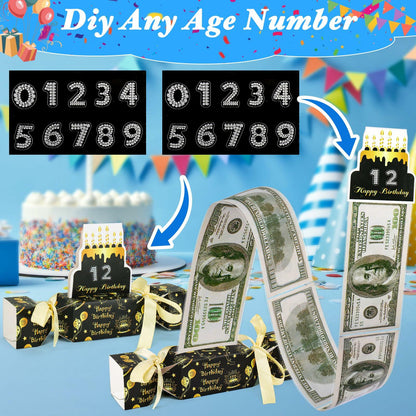 XANGNIER 8pcs Valentine's Day Surprise Money Pull Box Cash Gift Holder