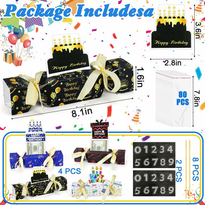 XANGNIER 8pcs Valentine's Day Surprise Money Pull Box Cash Gift Holder