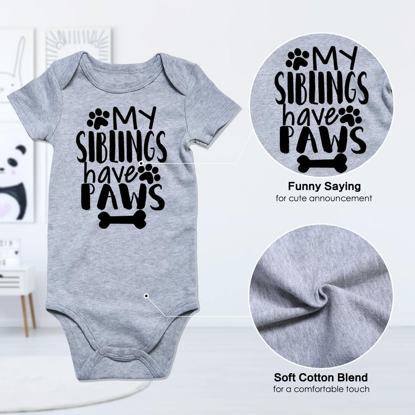Funnycokid Baby Bodysuit Our First Mother’s Day Outfit Gender Neutral 6-12M