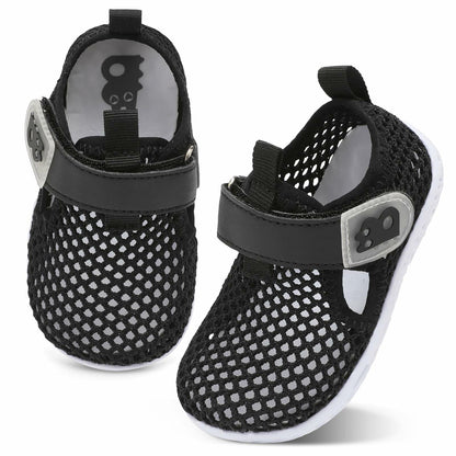 Besroad Kids Water Shoes Aqua Socks Non-Slip Mesh Navy Size 10-10.5 Toddler