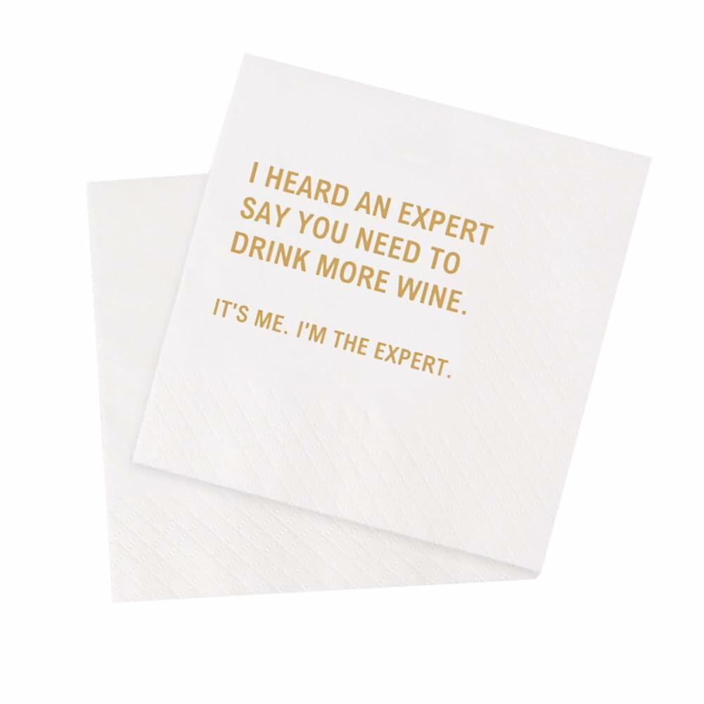 VOWFOO Big Heart Teacher Quotes Cocktail Napkins 4.5x4.5 100pcs 2-ply