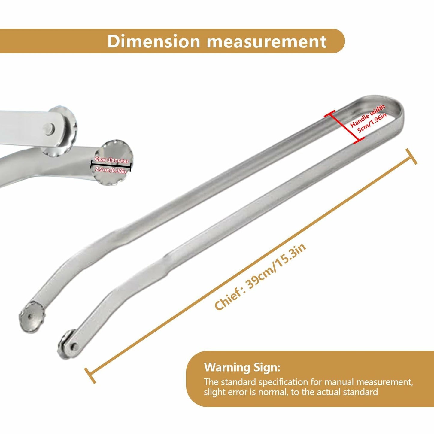 [Like New] QKFU BBQ Sa-Used Rotating Maybe, Flip Bacon Steak Meat Sausage Vegetables Tongs