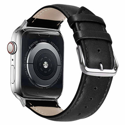 Narako Leather Apple Watch Band Compatible 41-49mm Series 9/SE Bicolor