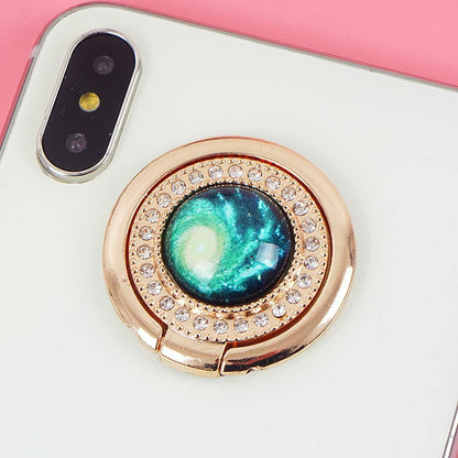 Ailifly Starry Sky Galaxy Finger Phone Ring Holder Stand Style3#