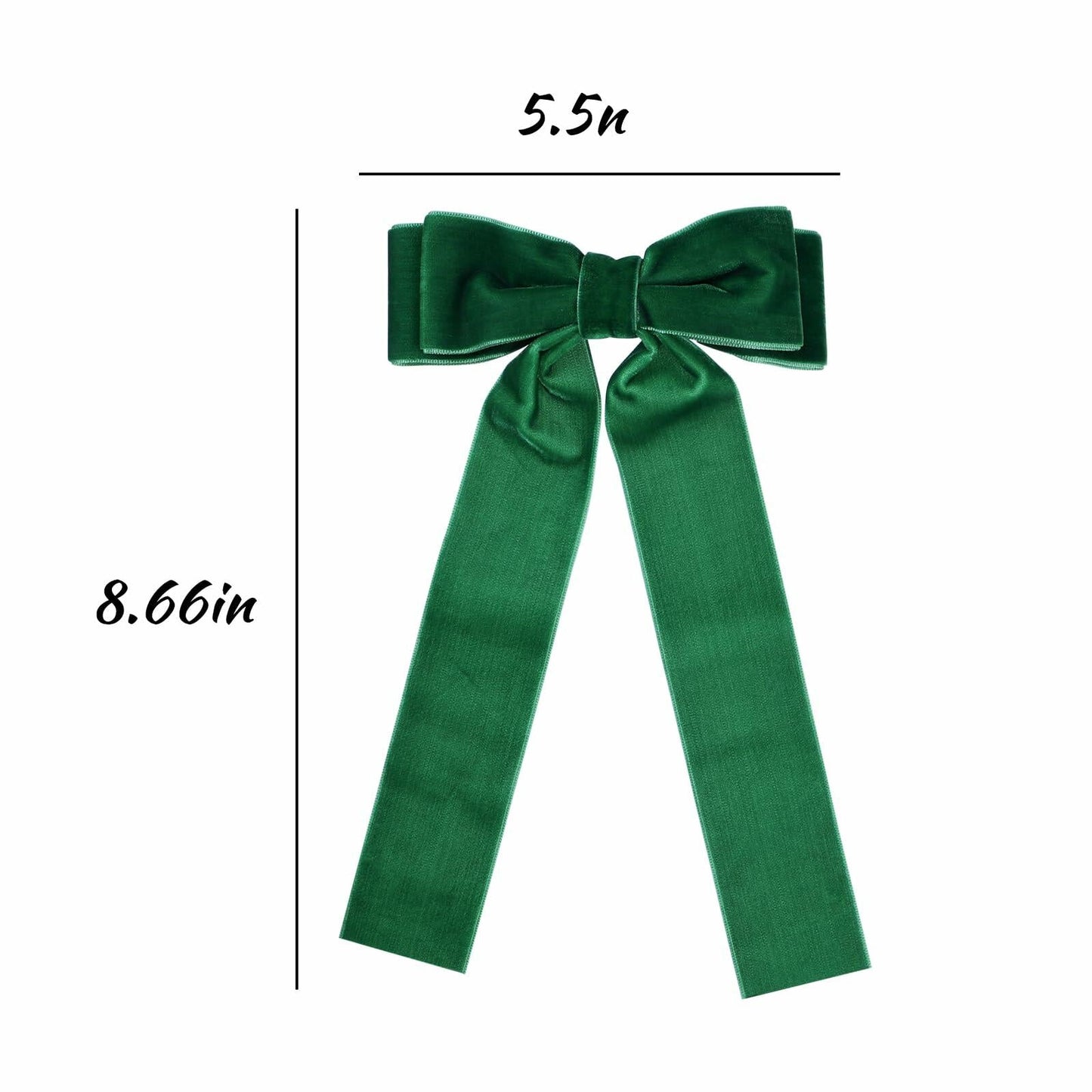 6 Colors Velvet Bow Hair Ties Hair Styling Accessories for Women Girls