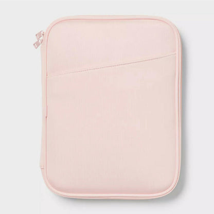 [Like New] Brightroom Zip Tablet Pouch Laptop Bag Blush Pink 12in x 9.25in