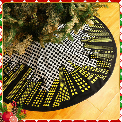 Boao Magic World Christmas Tree Skirt Vintage Envelope Design Rustic Xmas