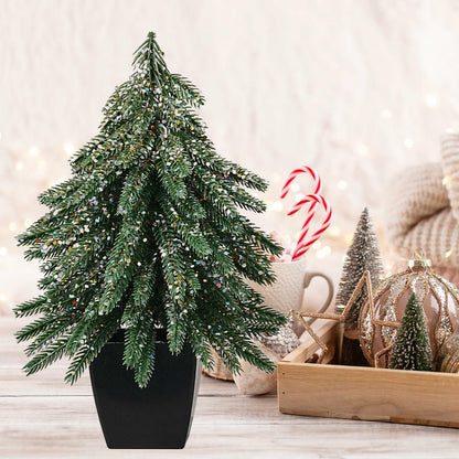 Aimmop 12inch Christmas Tree Artificial Decoration 90 Branch Tips Green 1Pack