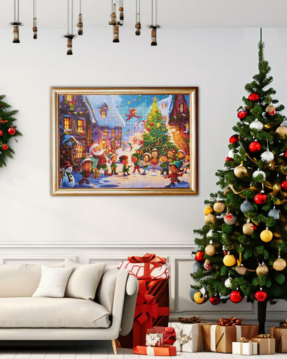 Advent Calendar 2025 Christmas Jigsaw Puzzle 1000pcs 24 Days Countdown