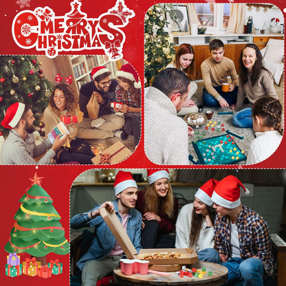 Shappy Christmas Party Dice Game Set 4 Sets 4 Colored Dice Storage Box 4 Players