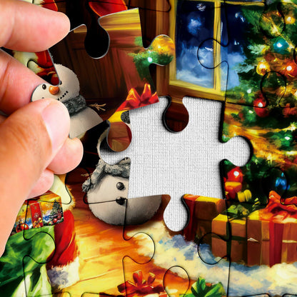 Vintage Santa Claus 1000 Piece Jigsaw Puzzle Christmas Art Winter Holiday