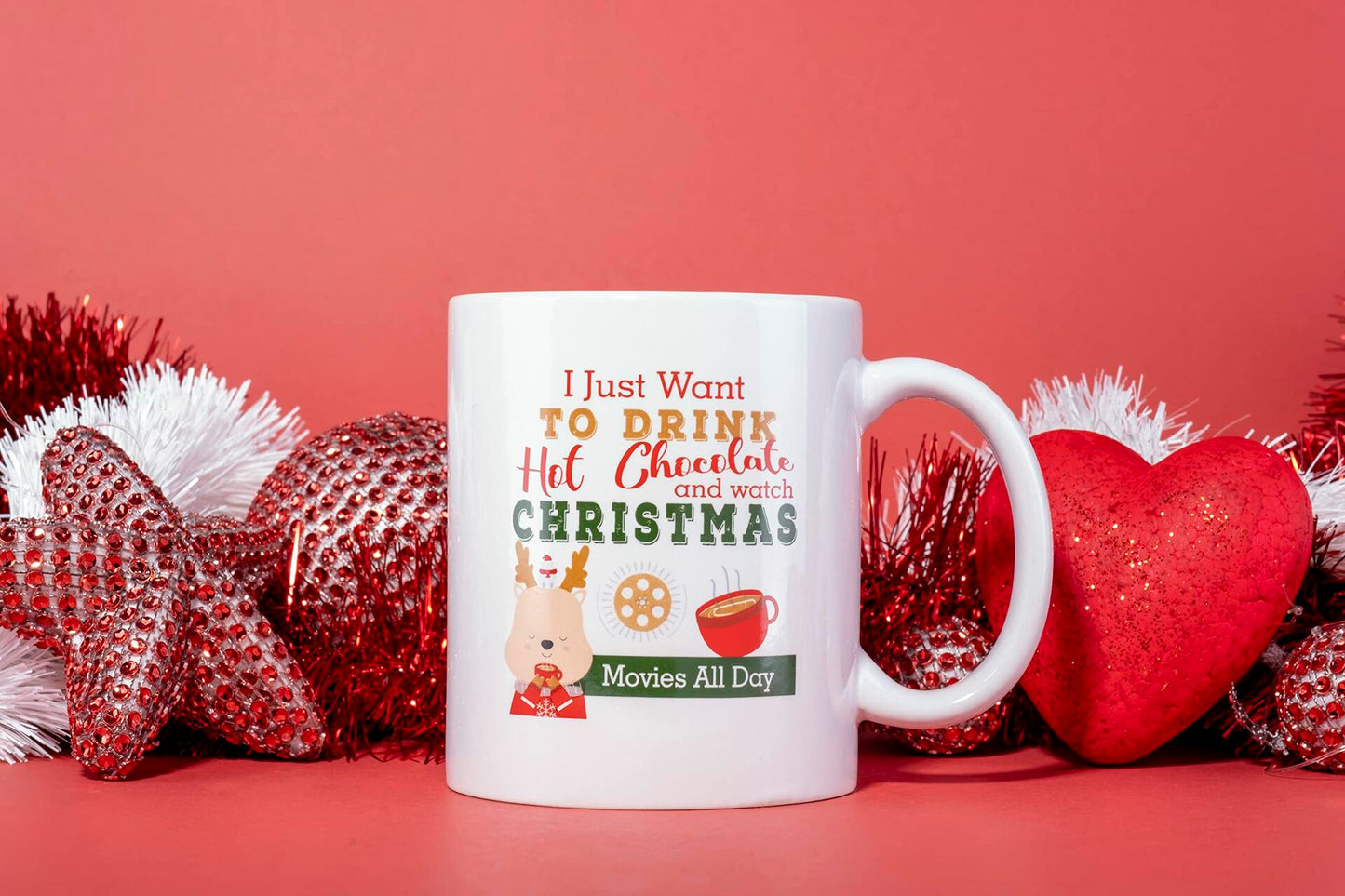 [Like New] Tiberias Christmas Coffee Mug Ceramic Tea 11 Oz Holiday Gift Box
