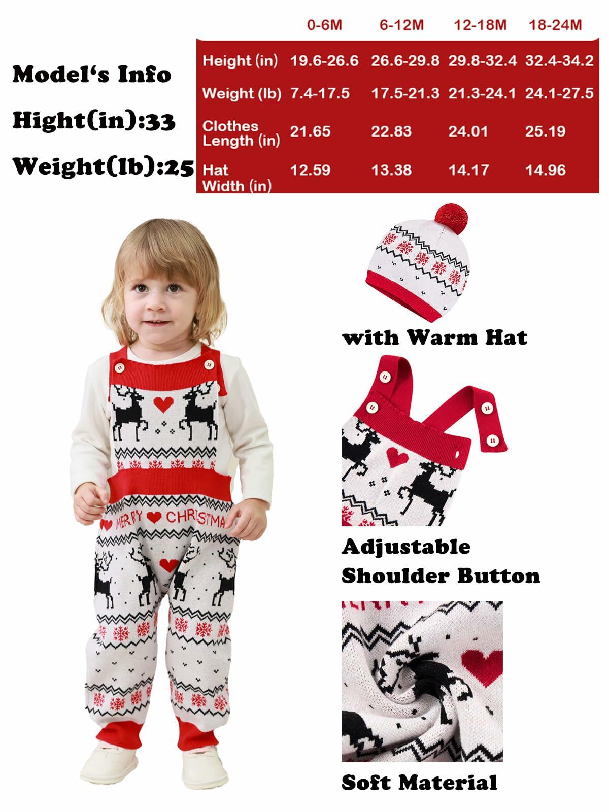 SunFocus Baby Boys Christmas Sweater Romper Green Colorful Lights Size 6-12M
