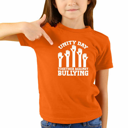 Unity Day Youth Heart Rainbow Be Kind Shirt Anti Bullying Tee Size Youth US 14