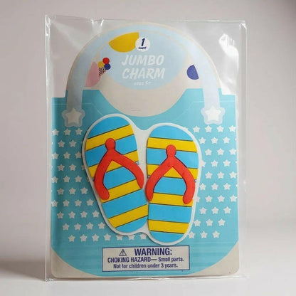 Target Bullseye's Playground Jumbo Charm Flip-Flops PVC Multicolor 1 Unit