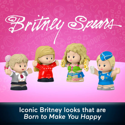 Little People Collector Britney Spears Special Edition Set 4 Figures Display Box