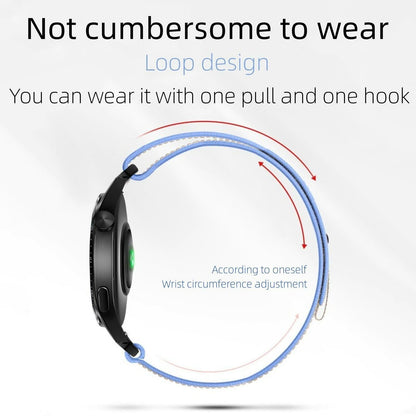 ALSMGGBPAF Quick Release Trail Loop Watch Bands 22mm Adjustable Black