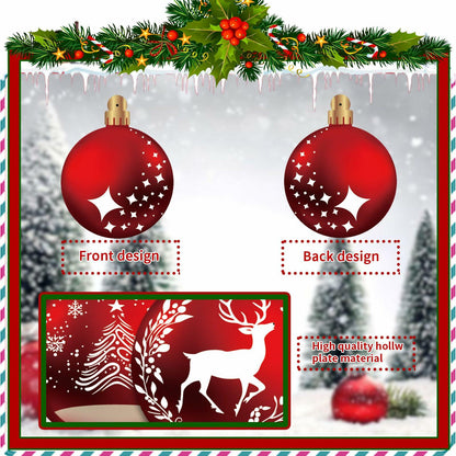 24pcs Red Peppermint Candy Ornaments & Yard Signs Christmas Tree Decor