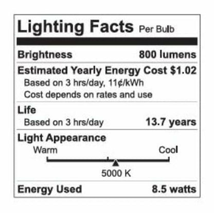 GE Refresh HD LED 60W A19 Daylight Bulbs 4 Pack General Purpose