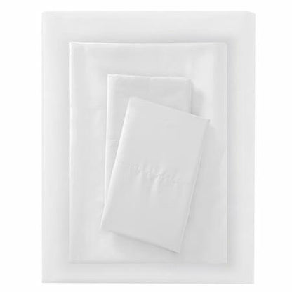 Room Essentials Twin/Twin XL Microfiber Sheet Set White Polyester Peached