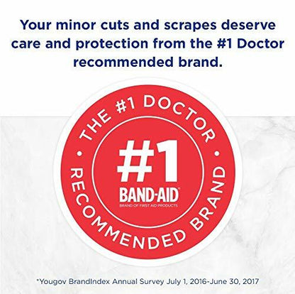 Band-Aid Flexible Fabric Adhesive Bandages All One Size 30 ct