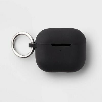[Like New] heyday AirPods 3rd Gen Silicone Case with Clip Black Wireless Charging