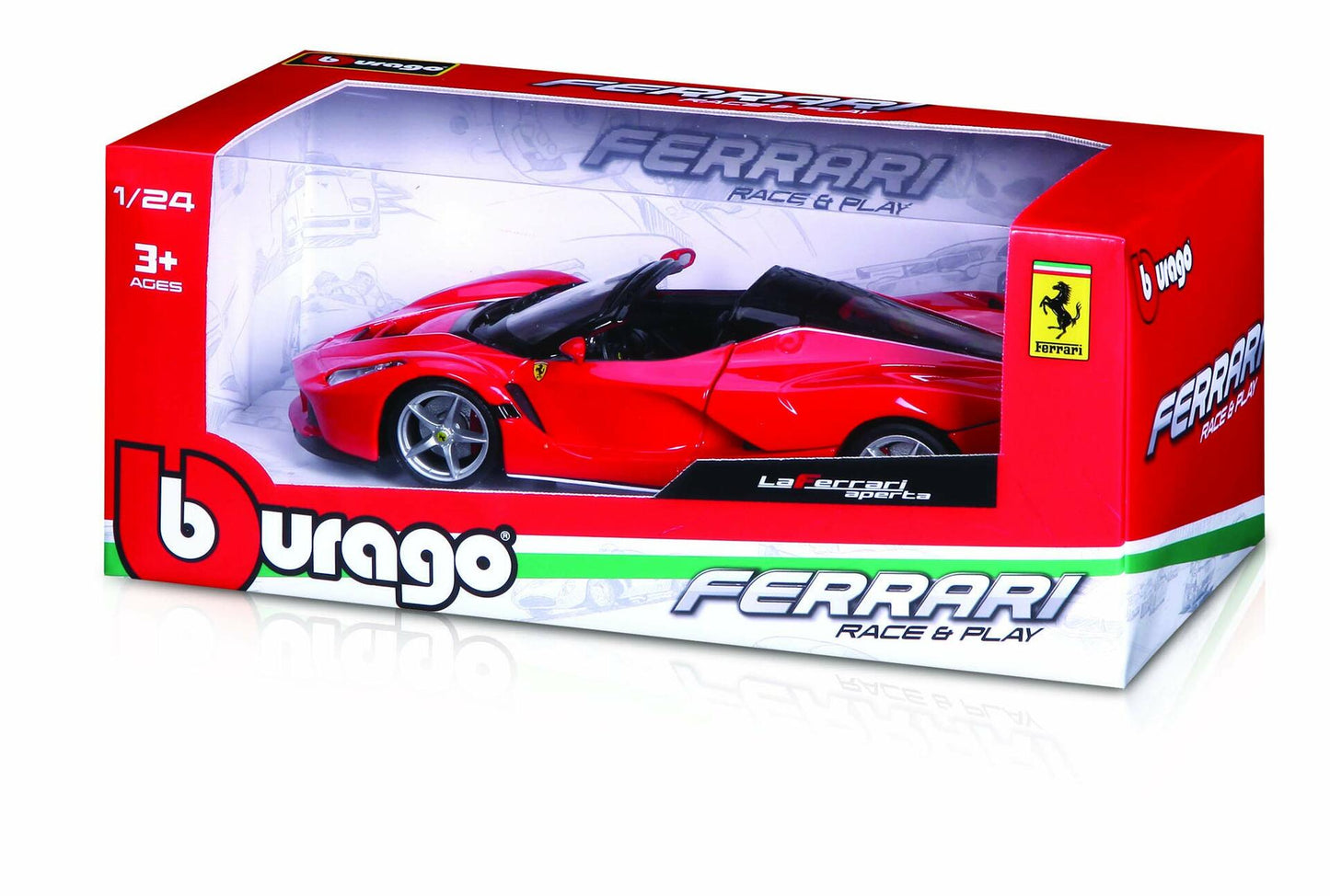 Bburago Ferrari Car Collection 1:24 Scale Red Diecast Model Car