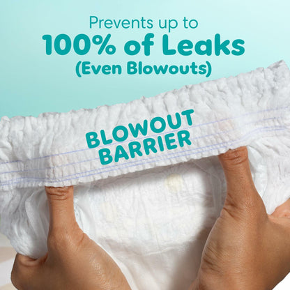 Pampers Swaddlers 360° Diapers White Leakproof Comfy Dry 17 Count Size 5