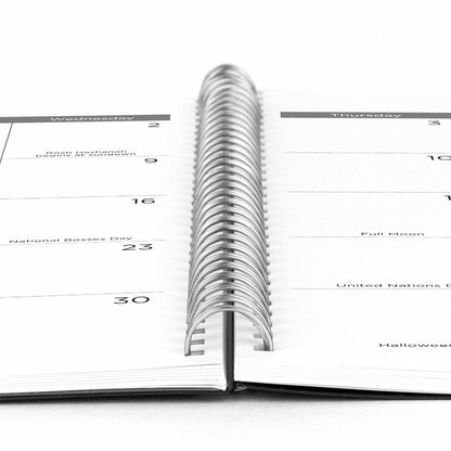 Mead 2025 Weekly Monthly Planner 15-Month Large 8.5x11 Black