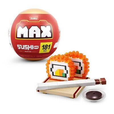 ZURU Max Build Sushi Bar Blocks Engineering Toy 200 Pieces Building Set